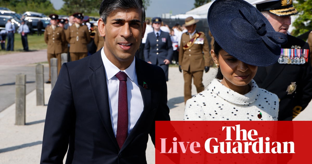 Rishi Sunak denies he considered missing D-day events entirely as he reiterates apology – UK general election live