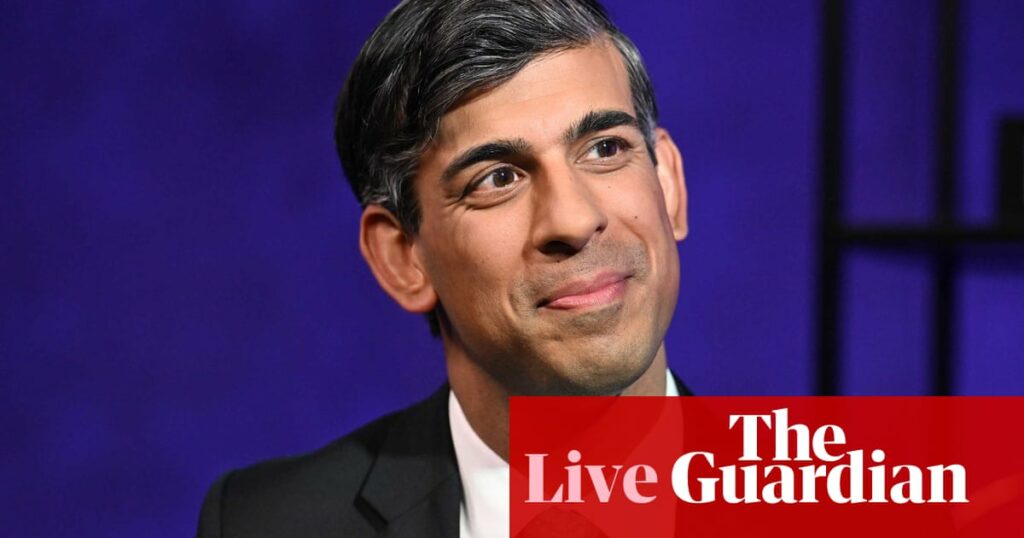 Rishi Sunak to publish Tory manifesto as party ads warn of Labour getting ‘massive majority’ – UK politics live