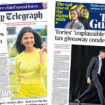 The Papers: Sunak 'promises tax cuts' and 'giveaway condemned'