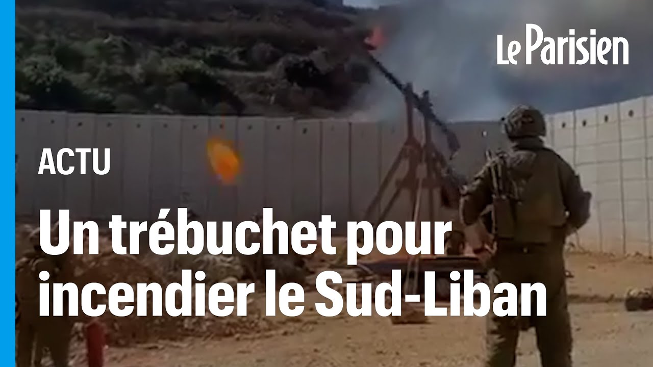 Tsahal utilise une catapulte du Moyen-Âge pour lancer des boules de feu vers le Liban