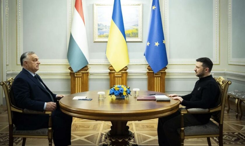 Ukraine-Besuch: Viktor Orbán ruft Wolodymyr Selenskyj zu baldiger Waffenruhe auf