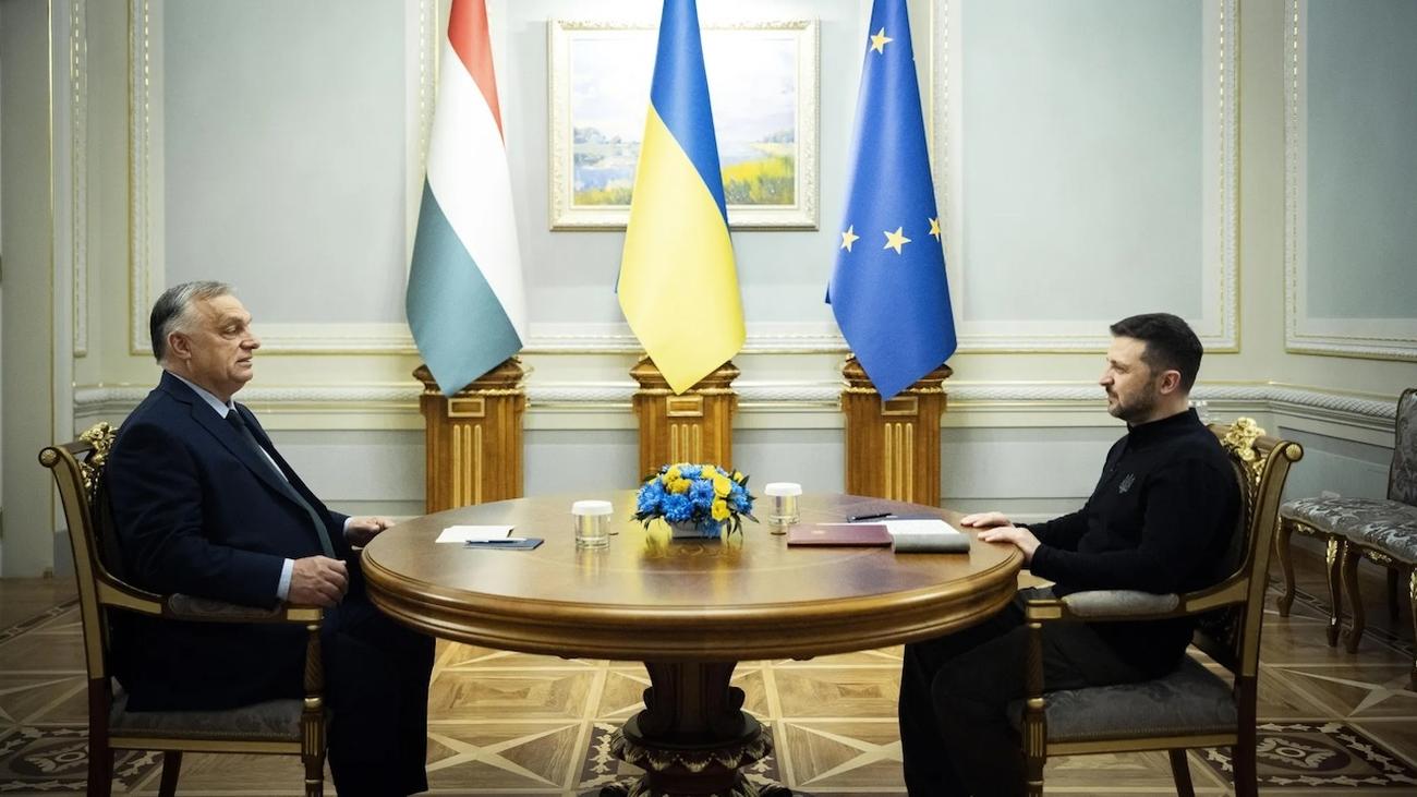 Ukraine-Besuch: Viktor Orbán ruft Wolodymyr Selenskyj zu baldiger Waffenruhe auf