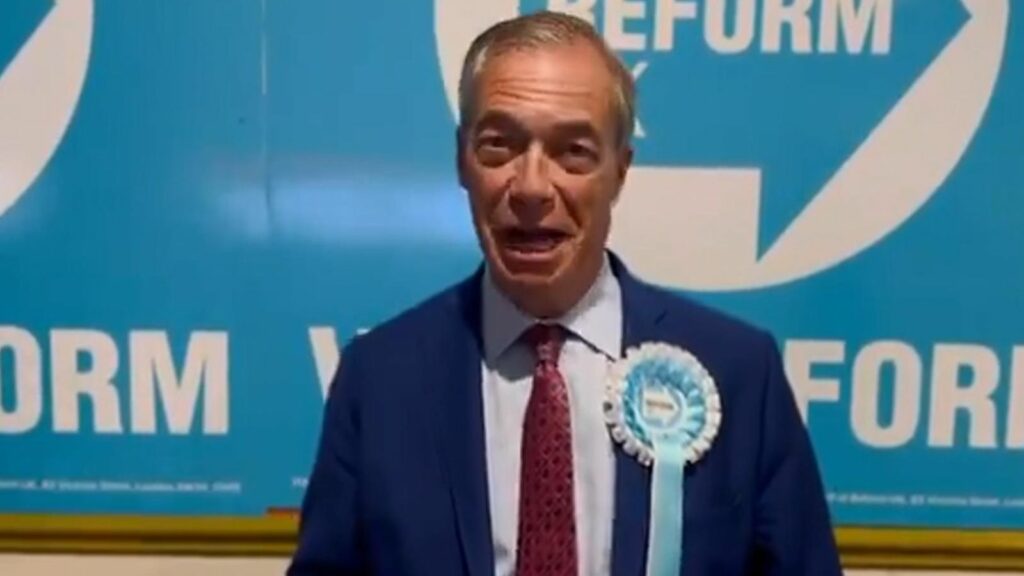 Nigel Farage. Pic: Nigel Farage/Reform/X