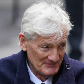 Sir James Dyson arriving at the Royal Courts Of Justice, central London, for his libel trial against Mirror Group Newspapers. The engineer is suing the publisher of the Daily Mirror over an article published in January 2022 which he said defamed him. Picture date: Tuesday November 21, 2023.