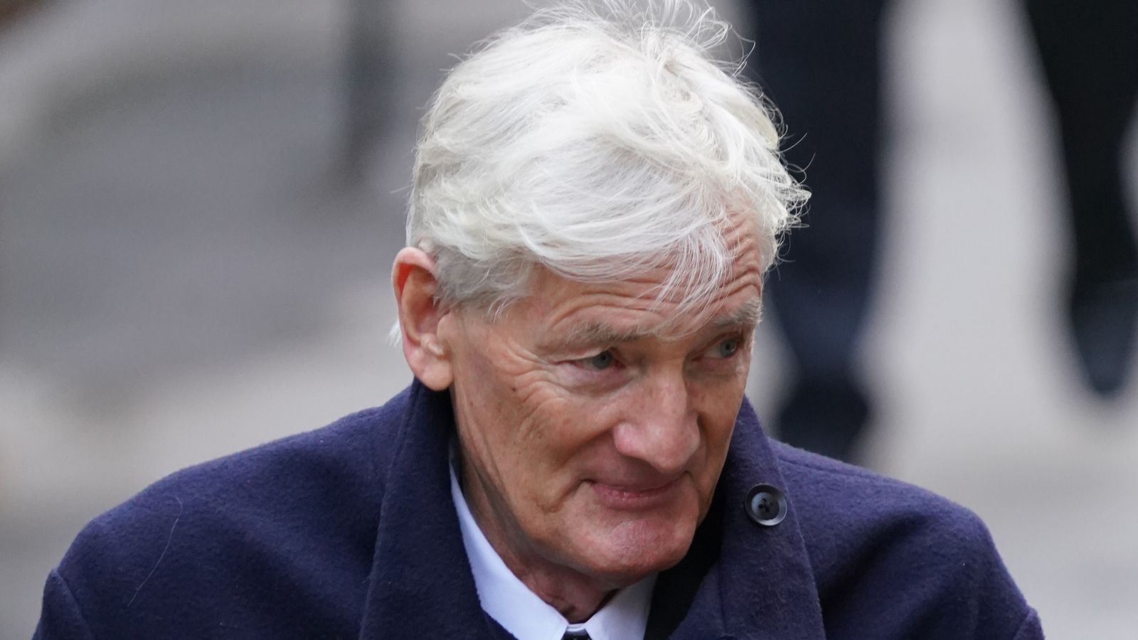 Sir James Dyson arriving at the Royal Courts Of Justice, central London, for his libel trial against Mirror Group Newspapers. The engineer is suing the publisher of the Daily Mirror over an article published in January 2022 which he said defamed him. Picture date: Tuesday November 21, 2023.