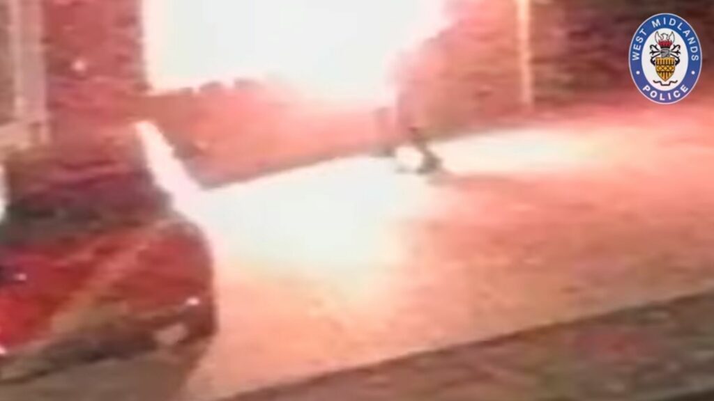 CCTV shows arson attack that left man, 26, dead