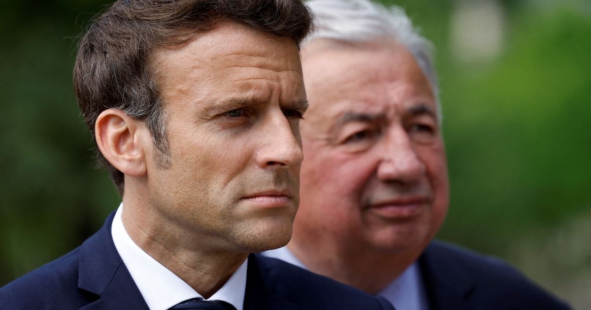 Emmanuel Macron et Gérard Larcher le 10 mai 2022