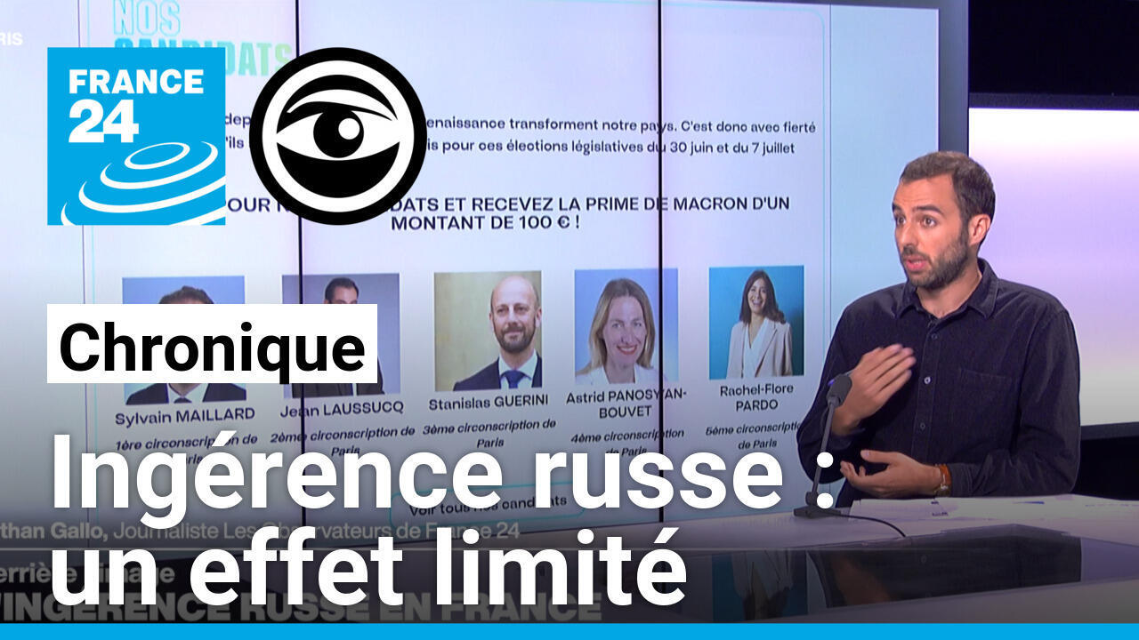 "Derrière l'image" : l'effet limité des tentatives d'ingérence russe lors des législatives