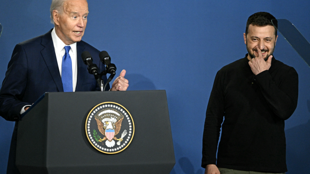 Joe Biden confond Volodymyr Zelensky et Vladimir Poutine en plein sommet de l’Otan