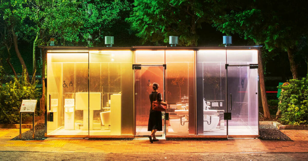 Les toilettes publiques design, vitrine des villes japonaises