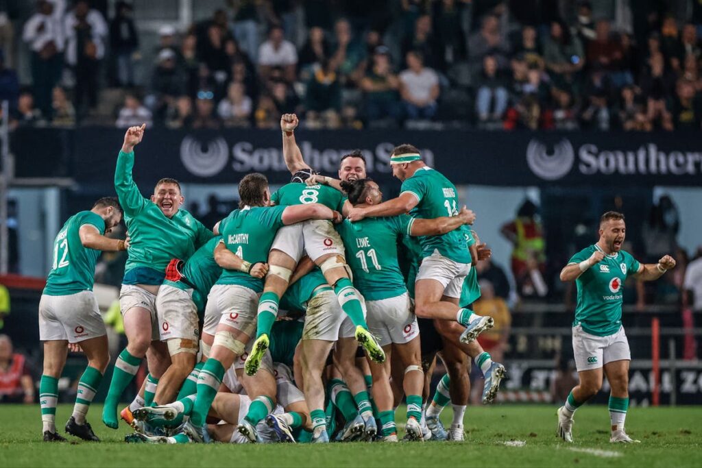 South Africa vs Ireland LIVE rugby: Result after Ciaran Frawley kick stuns Springboks in brutal battle