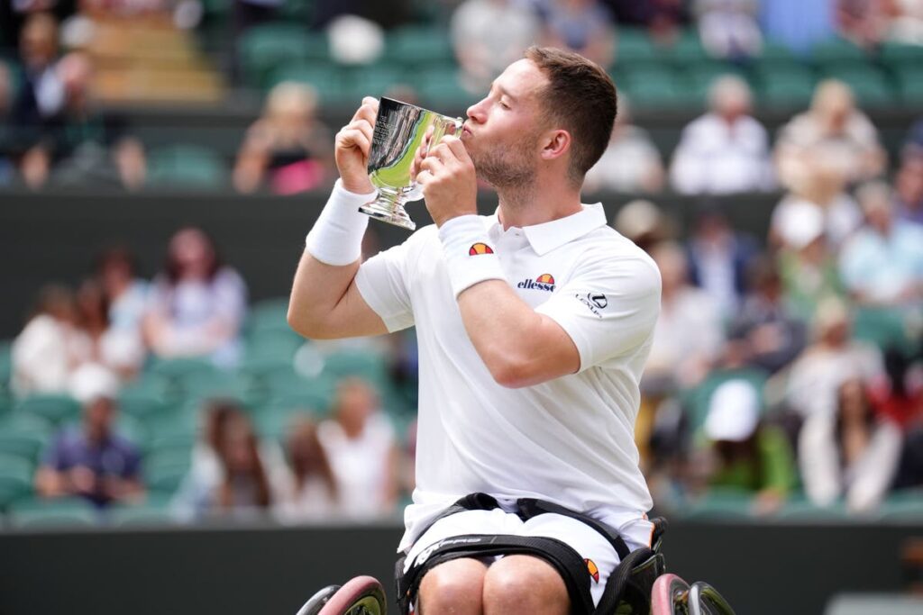 Alfie Hewett completes career Grand Slam with emotional Wimbledon victory