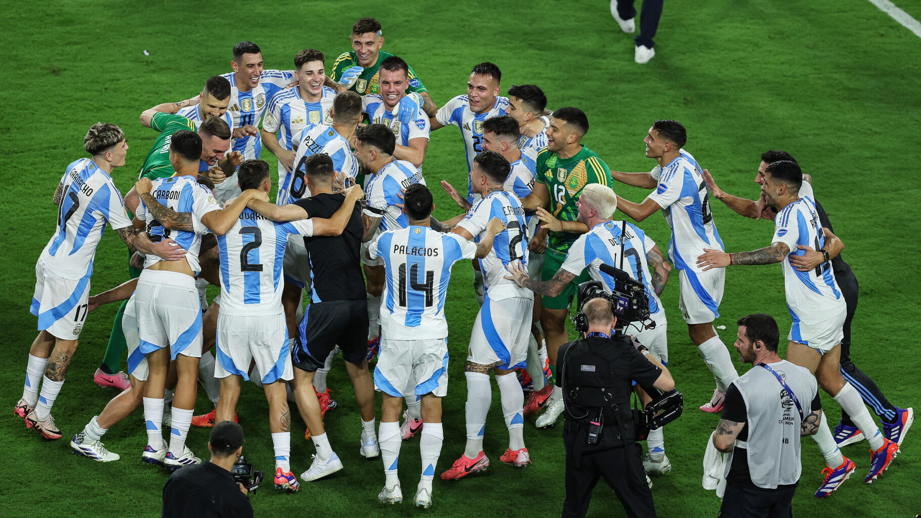 Copa America : le chant raciste de la sélection argentine contre les Bleus repris après la finale face à la Colombie