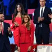 Melania Trump takes to RNC floor in rare appearance alongside family for his nomination speech