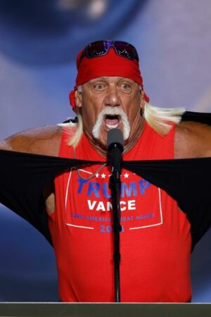 Und dann reißt sich Hulk Hogan sein Shirt vom Leib