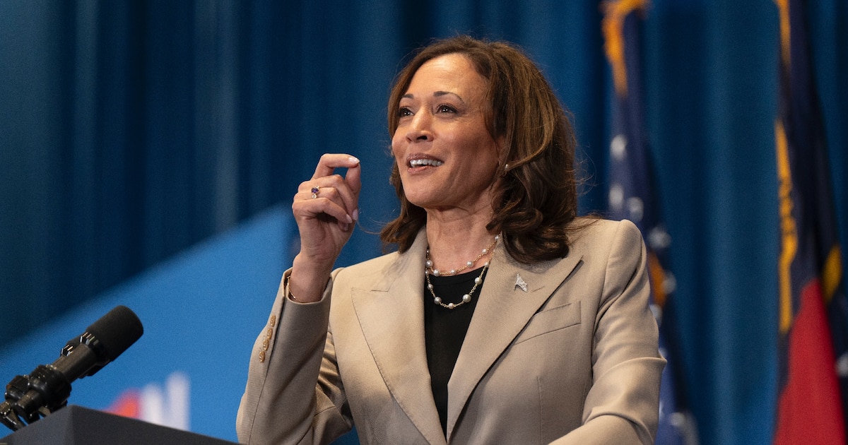 Kamala Harris à Fayetteville, en Caroline du Nord, le 18 juillet 2024