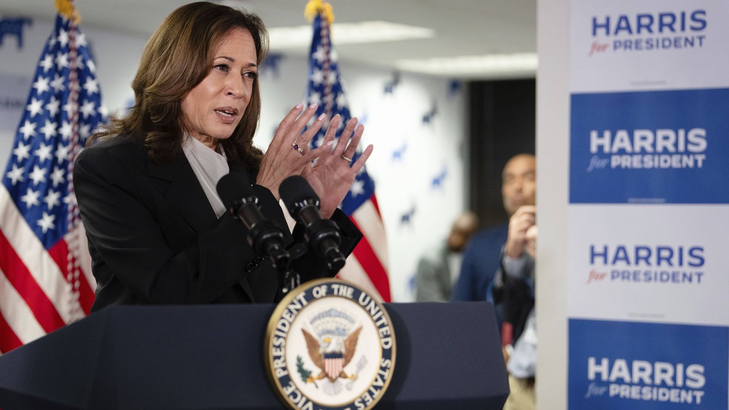 DIRECT. Présidentielle américaine 2024 : désormais assurée d'être la candidate du Parti démocrate, Kamala Harris se dit déterminée à "vaincre Donald Trump"