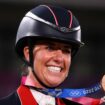 Charlotte Dujardin with a bronze she won at the Tokyo Olympics in 2021. Pic: Reuters