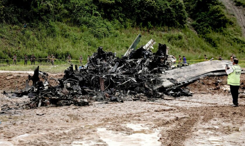 Plane crash kills 18 as aircraft slips off runway while attempting take-off at Nepal airport