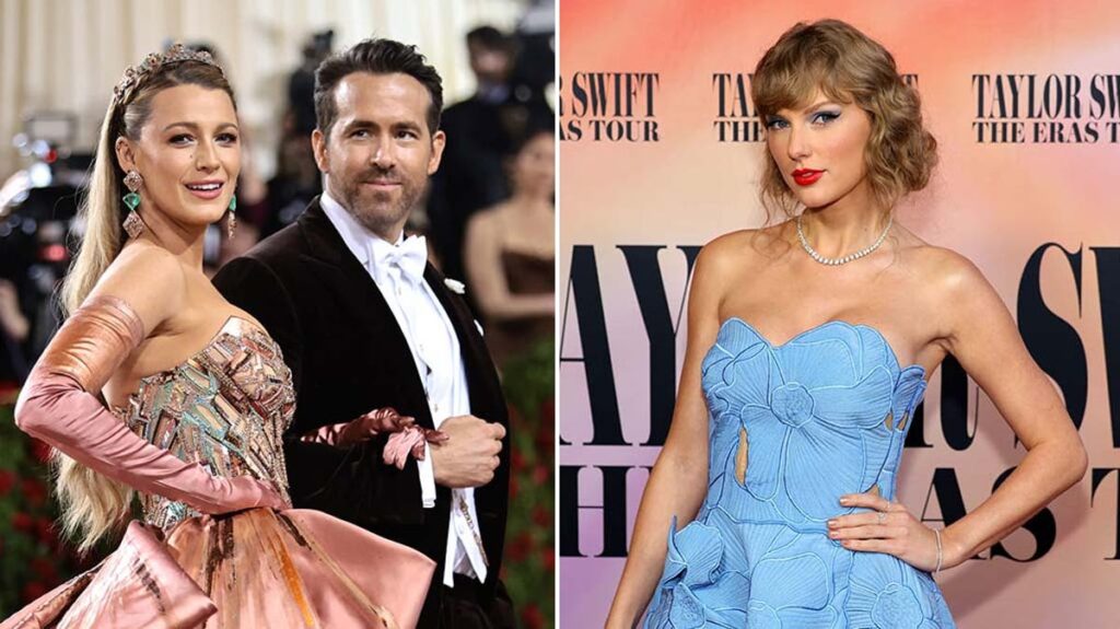 Taylor Swift seemingly hints she’s the godmother of Ryan Reynolds and Blake Lively’s children