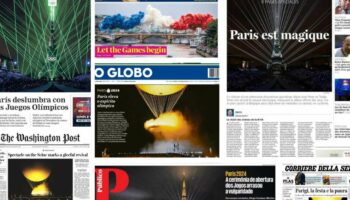 “Paris est magique” : la cérémonie d’ouverture des Jeux 2024 à la une de la presse étrangère