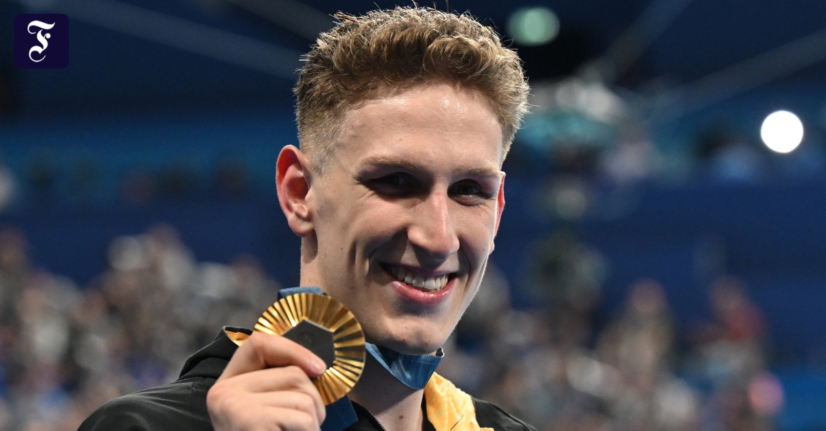 Erste Medaille für Deutschland: Schwimmer Lukas Märtens gewinnt Gold