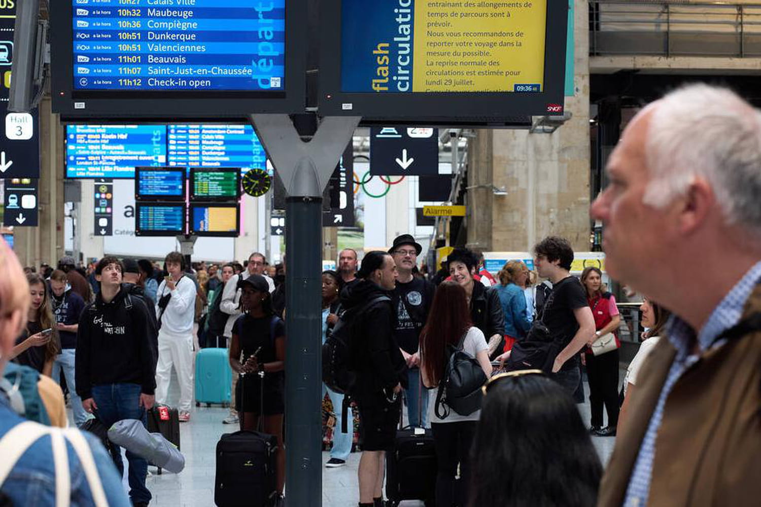 DIRECT. Trafic SNCF : 9 trains sur 10 sur l'axe Atlantique attendus dimanche