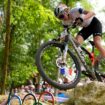 American Haley Batten fined after silver medal finish in mountain biking event at Paris Olympics