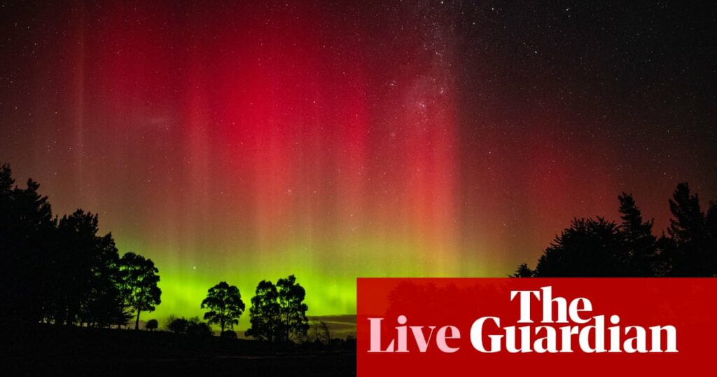 Australia news live: transport union says 610 Rex jobs at risk; stargazers share stunning aurora shots