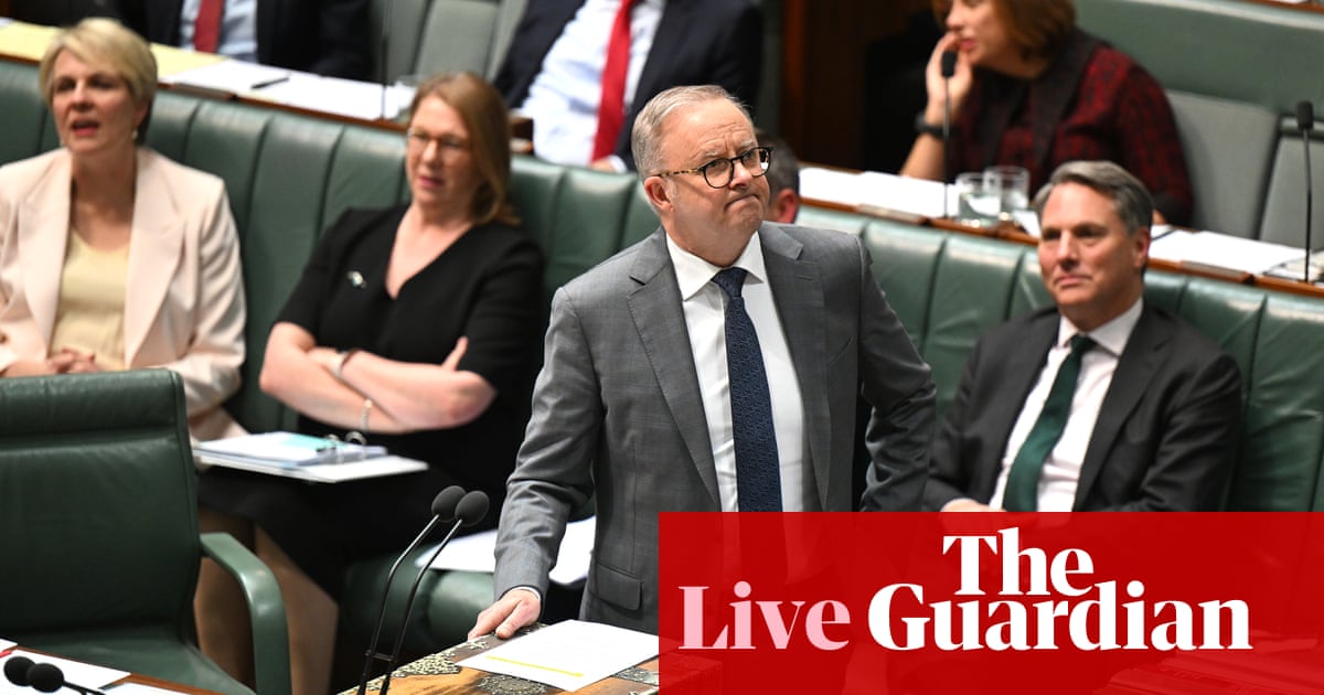 Australia politics live: PM calls for ‘temperature to come down’ on Gaza debate as Coalition targets Fatima Payman stance