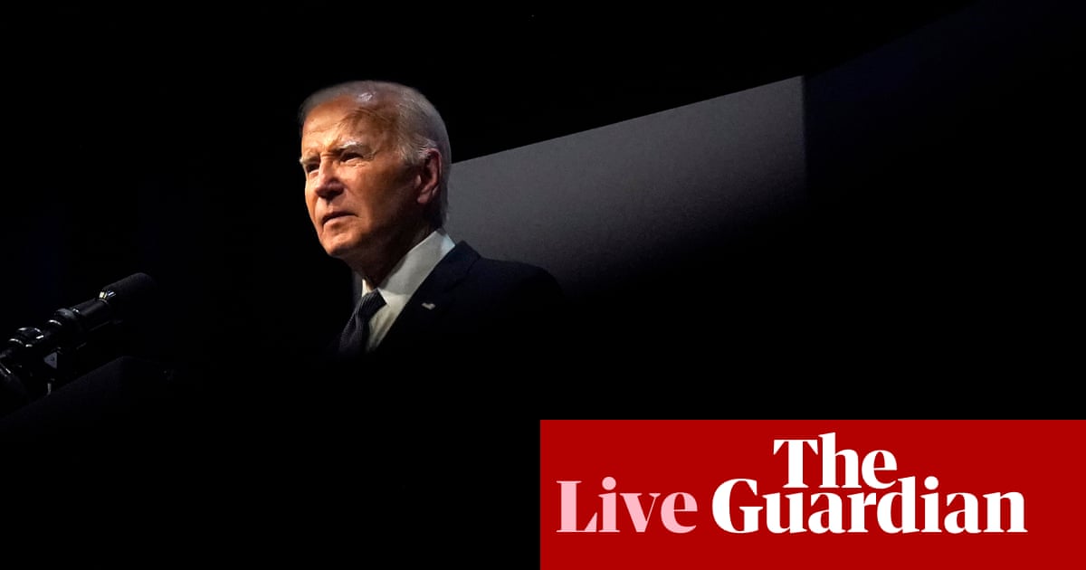 Biden says he’d consider withdrawing from 2024 race if ‘medical condition’ emerges – live