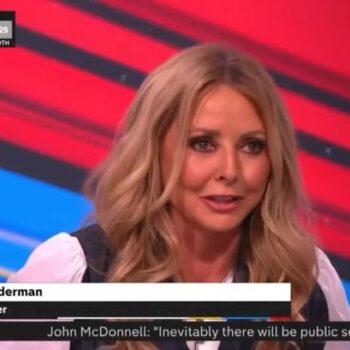 Carol Vorderman brutally rips Tories apart on Channel 4 then issues five-word rallying cry