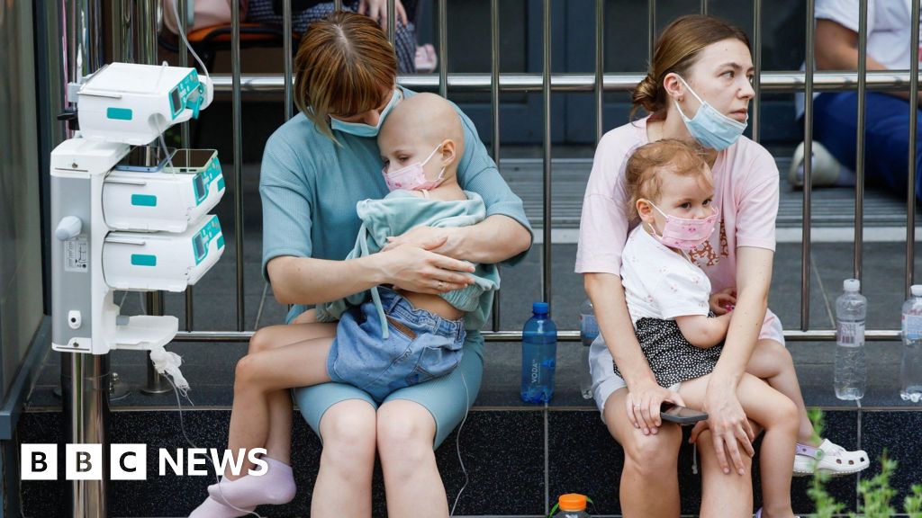 Children's hospital hit as Russian strikes kill 24 in Ukraine