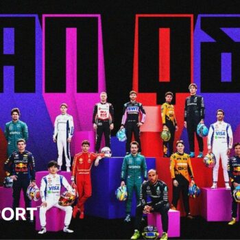 F1 Q&A graphic featuring the 2024 drivers