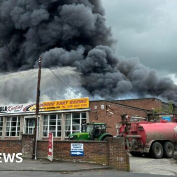 Firefighters tackle major blaze in Newry