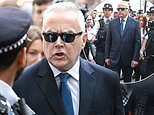 Former BBC star Huw Edwards arrives at court to face child porn charges over 37 indecent images shared on WhatsApp