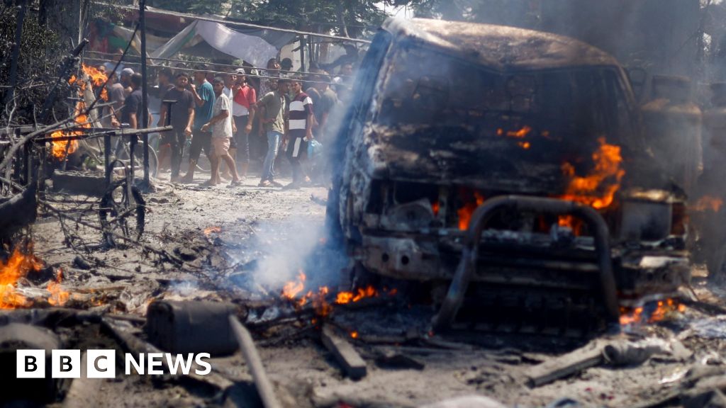 Hamas says 71 killed in Israeli strike on Gaza humanitarian zone