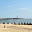 A photo of blue sunny skies in Lowestoft, Suffolk