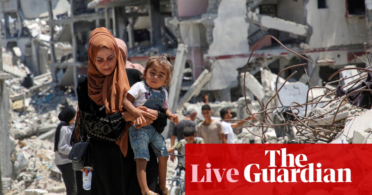 Israel-Gaza war live: at least 30 reported dead after Israeli strike on school