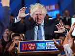 It's a real love Tory! Boris Johnson makes triumphant return to Conservative front line to 'answer Rishi's call' cheered on by party faithful before taking aim at Starmer and Farage
