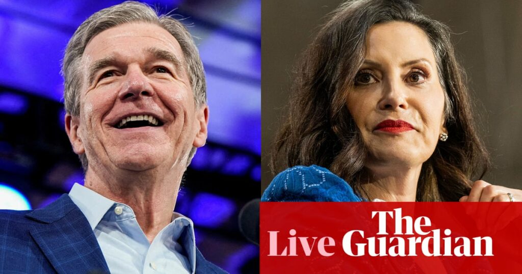 Kamala Harris’s pool of potential VP picks narrows as two contenders bow out – live