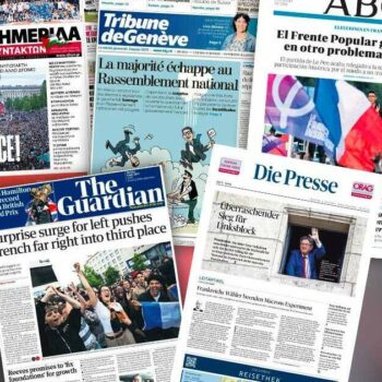 “La victoire surprise” de la gauche aux législatives en France, à la une de la presse étrangère