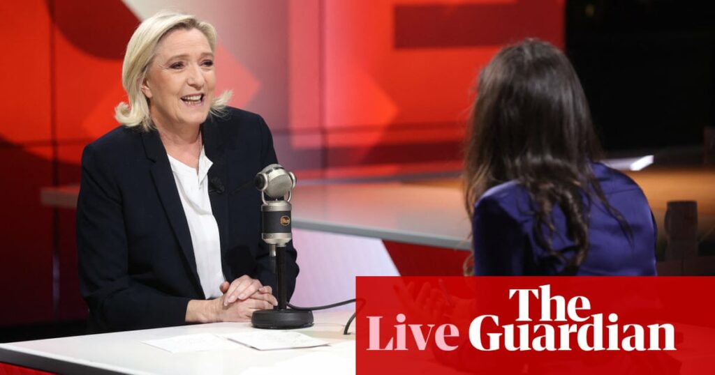 Marine Le Pen says National Rally have ‘serious chance’ for absolute majority despite polls – Europe live