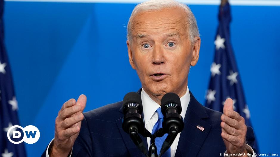 NATO: Biden holds key news conference on final day of summit