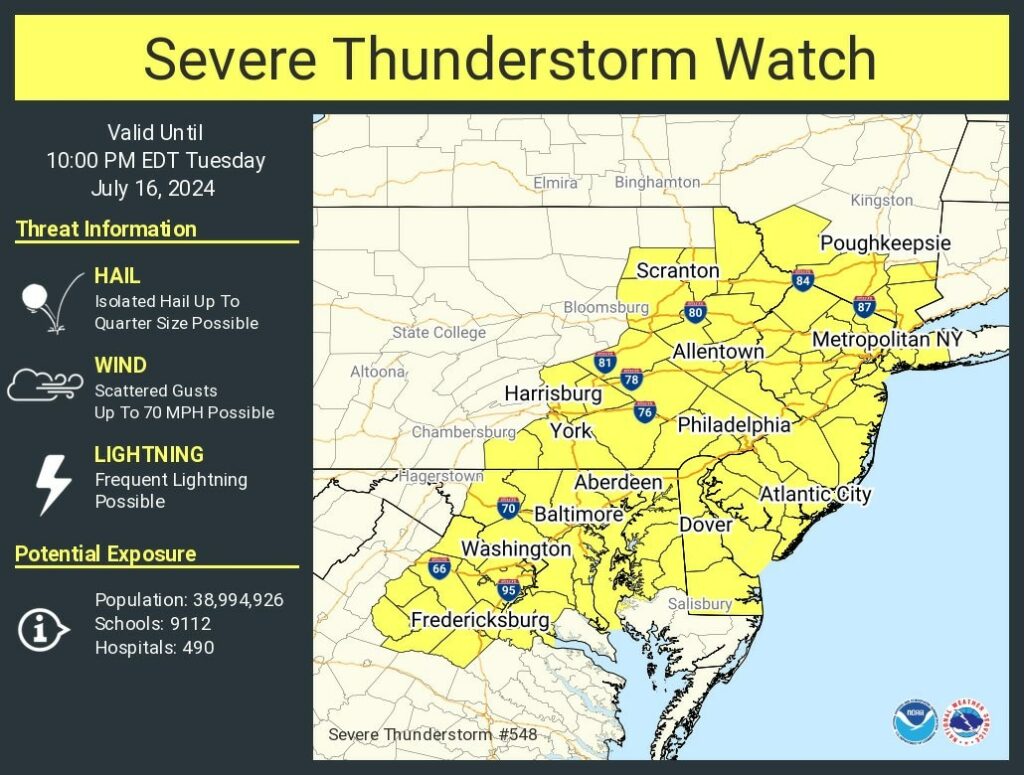 PM Update: After more record heat, isolated intense storm possible through evening