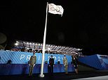 Paris opens 2024 Olympic Games with UPSIDE DOWN flag in final blunder of rain-soaked ceremony savaged by viewers around the world