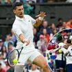 Penalties stop play at Wimbledon! Novak Djokovic's match is halted on Centre Court as fans celebrate Euro shoot-out glory for England - just when he was about to receive a serve!