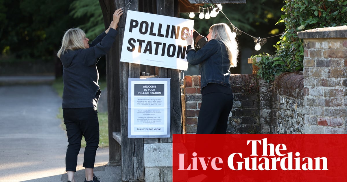 Polls open across the UK as millions head out to vote - general election 2024 live