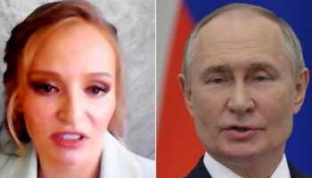 Putin's rarely seen daughter aligns with critics and 'being groomed to succeed father'