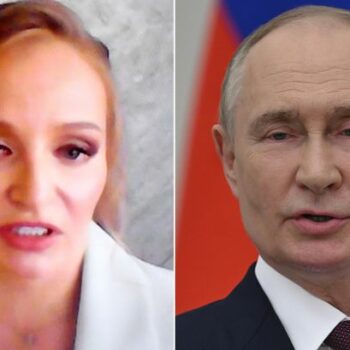 Putin's rarely seen daughter aligns with critics and 'being groomed to succeed father'